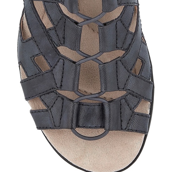 PLANET BY EARTH BRIDGET ADMIRAL BLUE LEATHER SZ7.5 - Picture 3 of 8